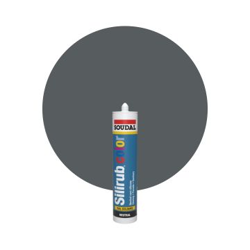 Soudal Silirub Color - RAL 7012 Gris basalte
