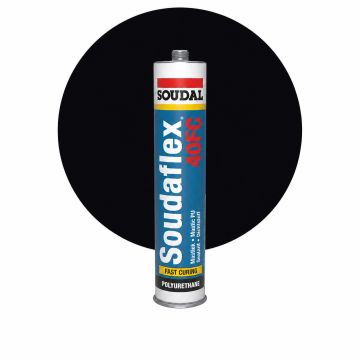 Soudal Soudaflex 40 Fc Noir Colle Mastic 310ml