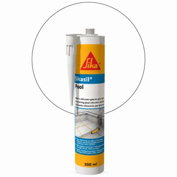 Sikasil Pool Transparent Mastic Silicone 300ml