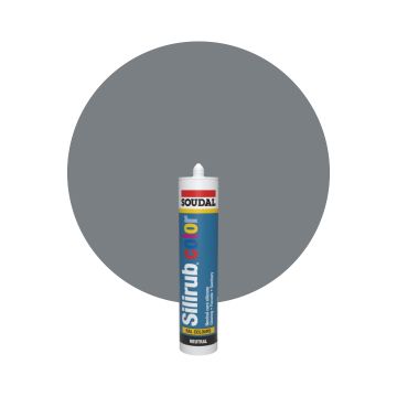 Soudal Silirub Color - RAL 7037 Gris poussière