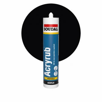 Soudal Acryrub Noir 310ml