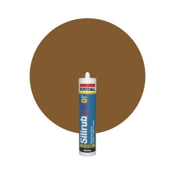 Soudal Silirub Color - RAL 8003 Brun argile
