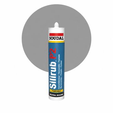 Soudal Silirub P2 RAL 7004 Gris signal 310ml