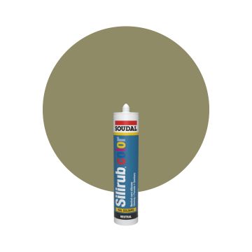 Soudal Silirub Color - RAL 7030 Gris pierre