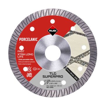 Rubi TLG Disque diamant Sciage et meulage 125mm