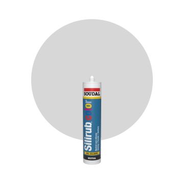 Soudal Silirub Color - RAL 7035 Gris clair