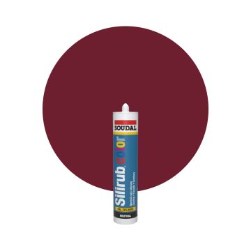 Soudal Silirub Color - RAL 3004 Rouge pourpre
