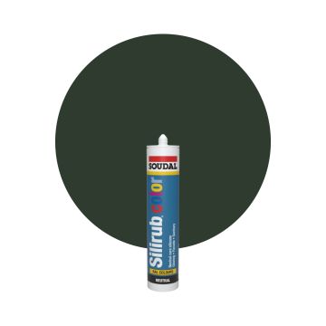 Soudal Silirub Color - RAL 6022 Vert olive