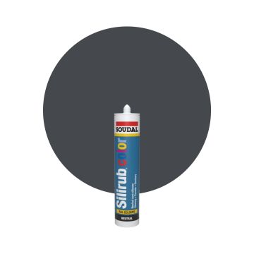 Soudal Silirub Color - RAL 7024 Gris graphite