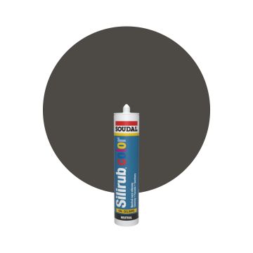 Soudal Silirub Color - RAL 7022 Gris ombre