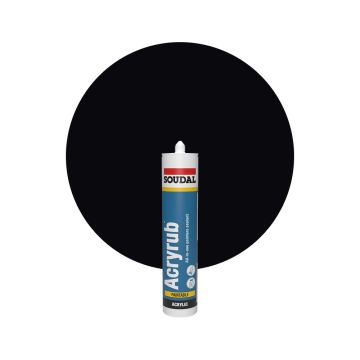 Soudal Acryrub Noir 310ml