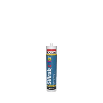 Soudal Silirub Color - RAL 9010 Blanc pur