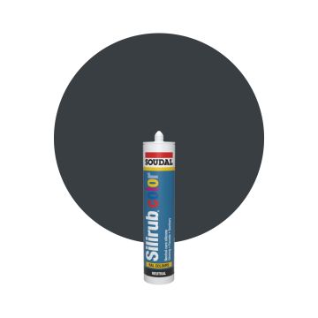Soudal Silirub Color - RAL 7016 Gris anthracite