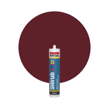 Soudal Silirub Color - RAL 3005 Rouge vin