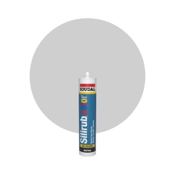 Soudal Silirub Color - RAL 7044 Gris soie