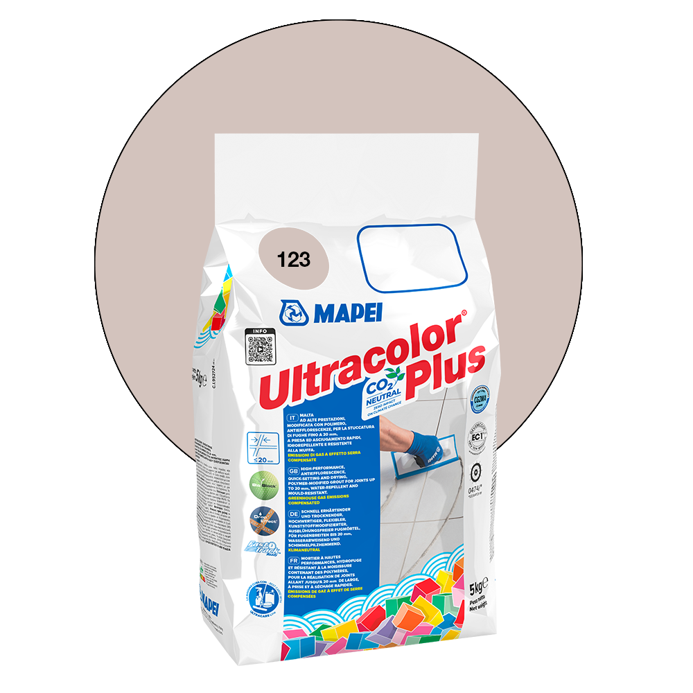 Mapei Ultracolor Plus - 123 Vieux Blanc, 5 kg main product photo