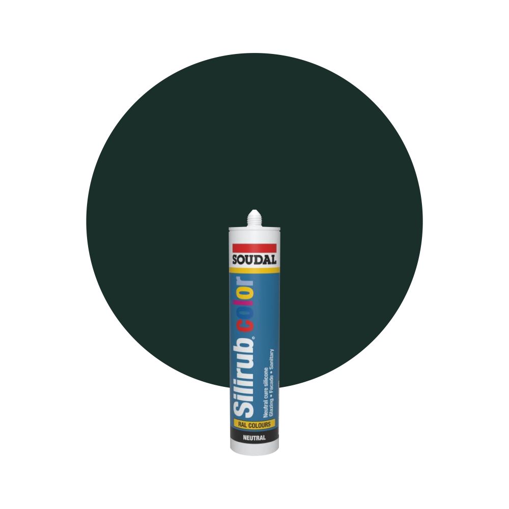 Soudal Silirub Color - RAL 6009 Vert sapin main product photo