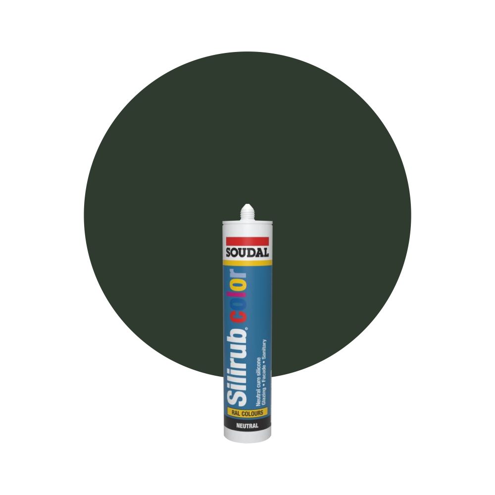 Soudal Silirub Color - RAL 6022 Vert olive main product photo