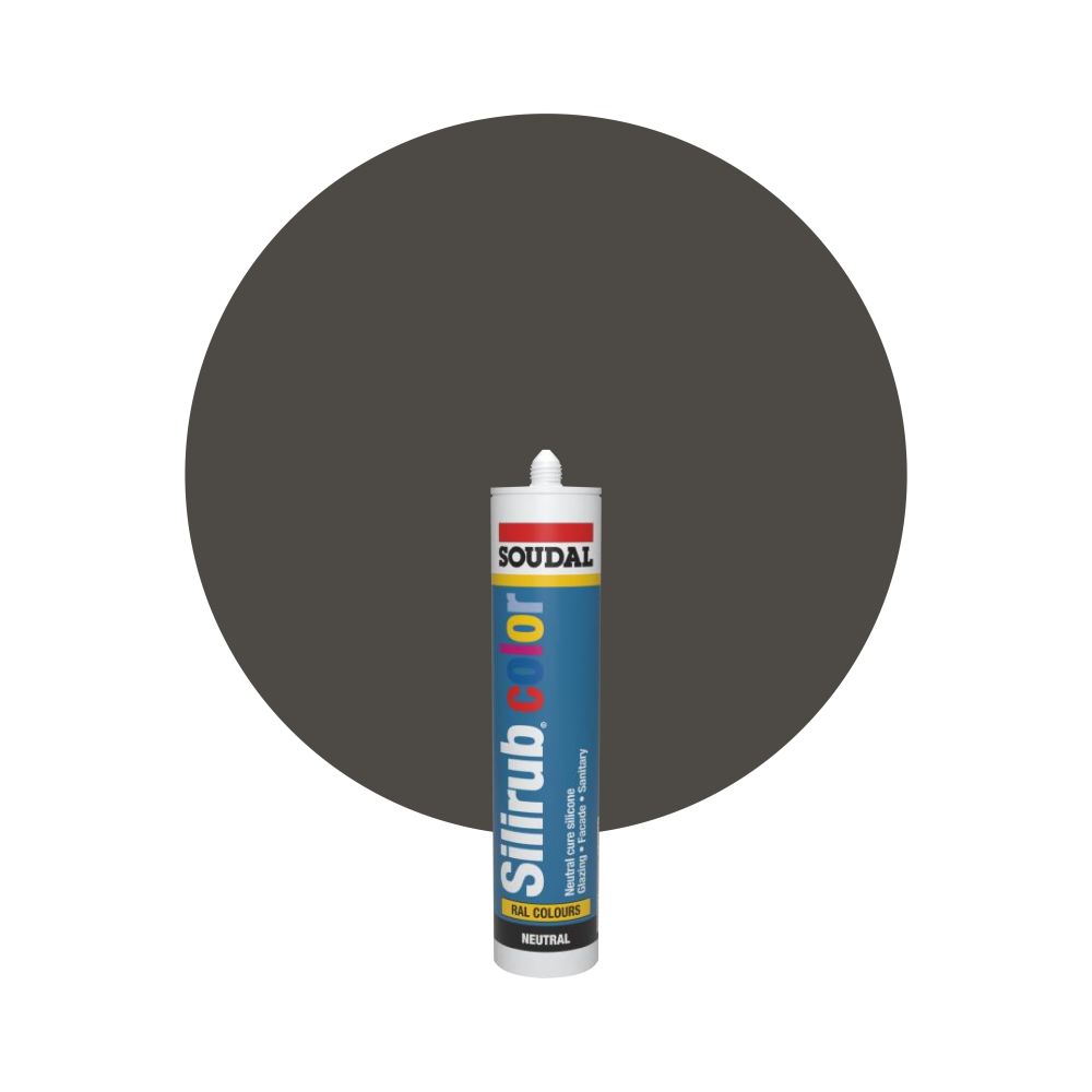 Soudal Silirub Color - RAL 7022 Gris ombre main product photo