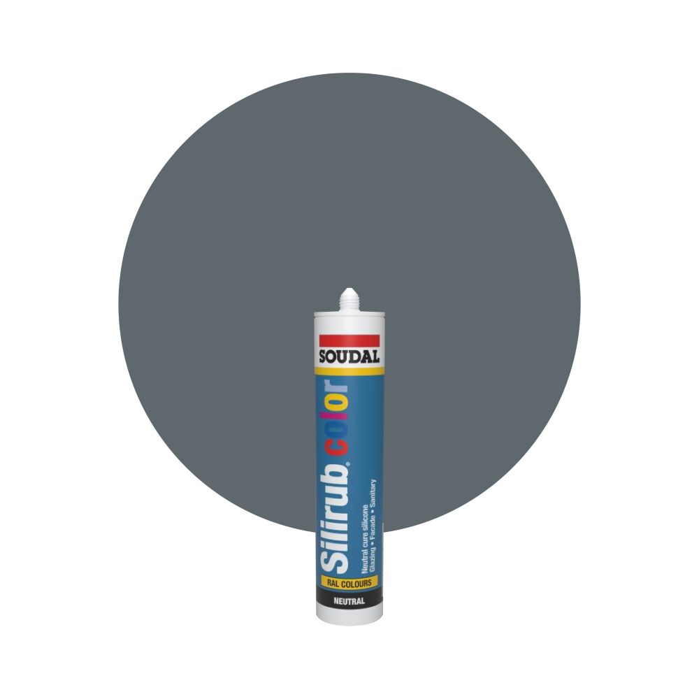 Soudal Silirub Color - RAL 7031 Gris bleu main product photo
